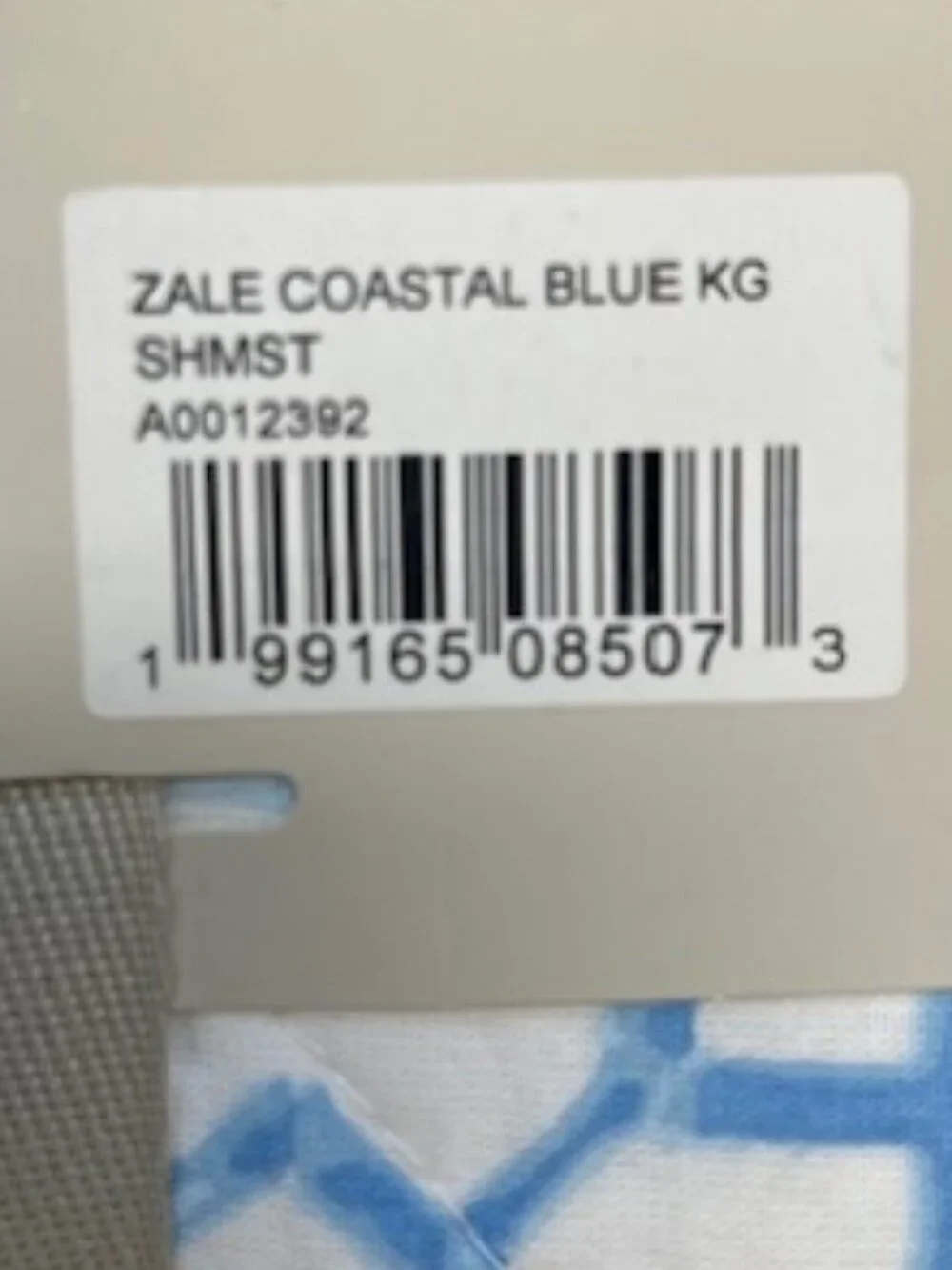 Martha Stewart Zale Coastal King Sham Pair